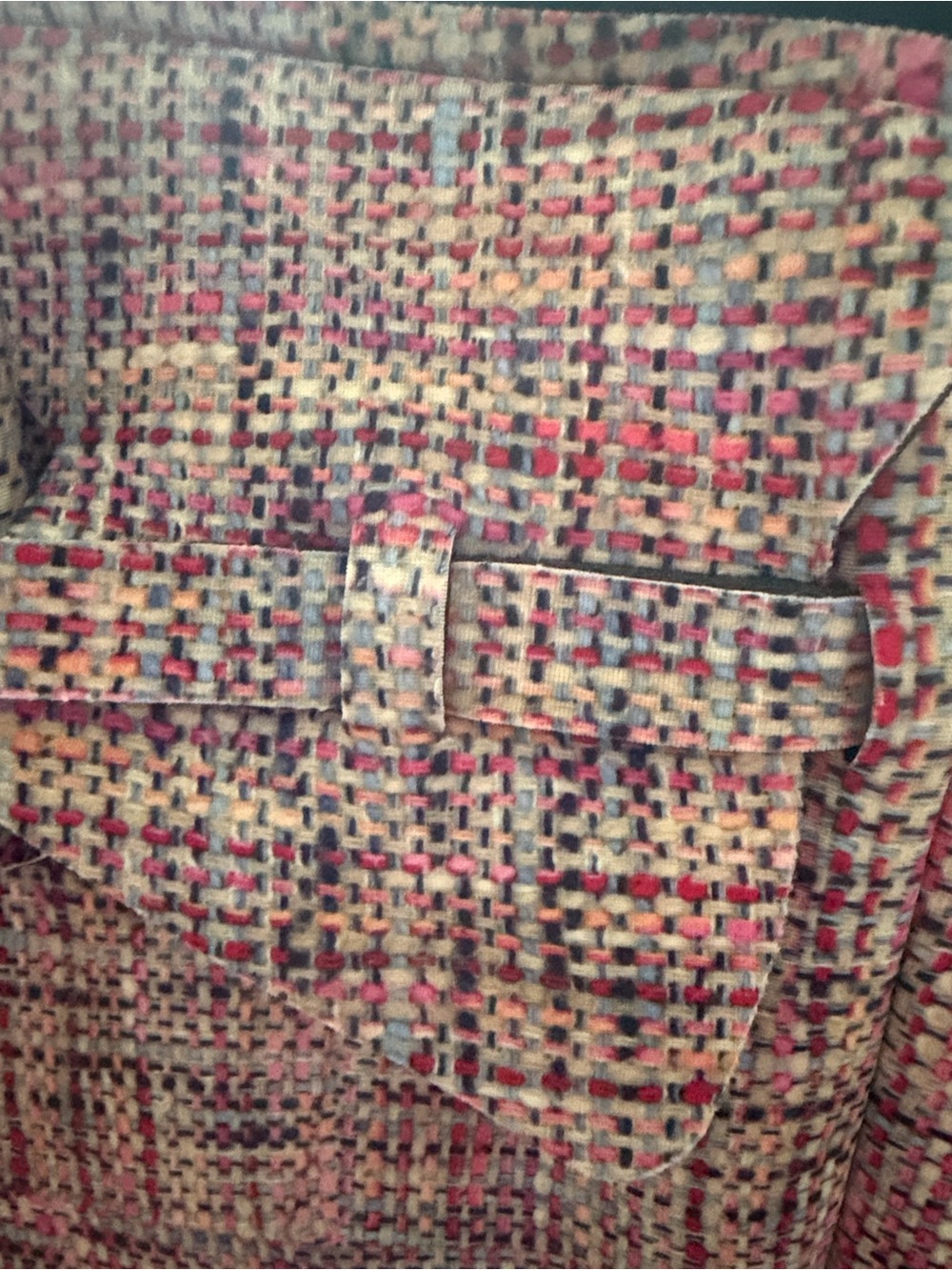 Save my Bag - made in Italy Multicolor Pink Tweed Tote Bag with Bow Accent - Picture 10 of 10